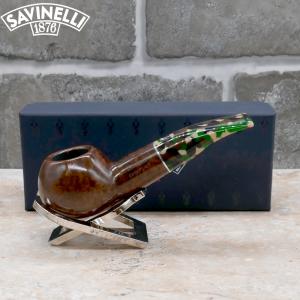 Savinelli Camouflage Smooth 320 Dark Brown 6mm Fishtail Pipe (SAV1521)