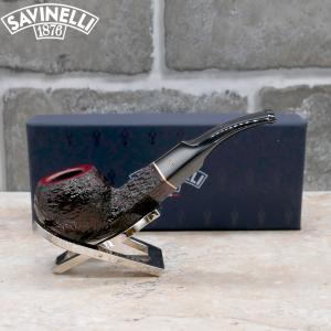 Savinelli Roma 623 Rustic 6mm Filter Fishtail Pipe (SAV1532)
