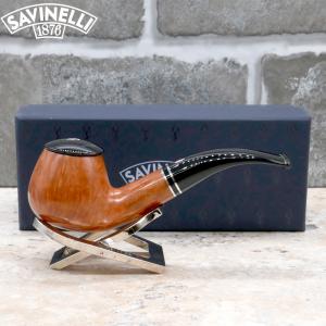 Savinelli Monsieur Smooth 645 KS 6 mm Filter Fishtail Pipe (SAV1550)