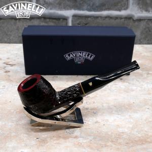 Savinelli Roma 504 Rustic Straight 6mm Fishtail Pipe (SAV1569)