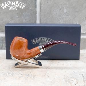 Savinelli Bacco 602 Smooth Natural 6mm Fishtail Pipe (SAV1585)