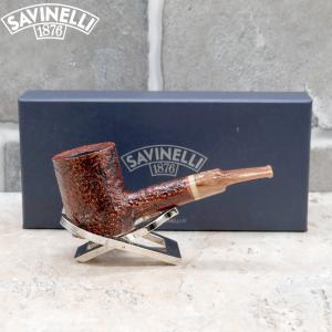 Savinelli Dolomiti 311 Rustic Light Brown 9mm Fishtail Pipe (SAV1588)