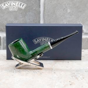 Savinelli Arcobaleno Green 111 Smooth Straight 6mm Pipe (SAV1609)