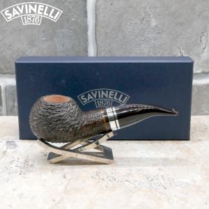 Savinelli Minerva 320 Rustic Brown 6mm Fishtail Pipe (SAV1626)