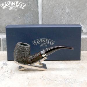 Savinelli Minerva 601 Rustic Brown 6mm Fishtail Pipe (SAV1627)