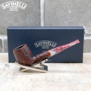 Savinelli Vigna 128 Rustic Straight 6mm Fishtail Pipe (SAV1641)