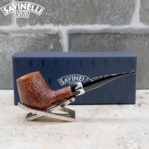 Savinelli Lancelot Rustic Brown 145 KS 9 mm Filter Fishtail Pipe (SAV1653) - End of Line