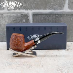 Savinelli Lancelot Rustic Brown 670 KS 9 mm Filter Fishtail Pipe (SAV1657)  - End of Line