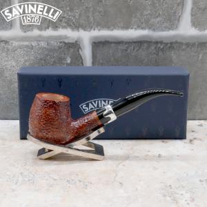 Savinelli Lancelot Rustic Brown 670 KS 6 mm Filter Fishtail Pipe (SAV1660) - End of Line