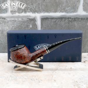 Savinelli Monsieur Sandblast 315 KS 6 mm Filter Fishtail Pipe (SAV1664)