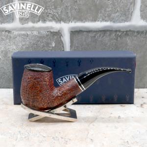 Savinelli Monsieur Sandblast 616 KS 6 mm Filter Fishtail Pipe (SAV1667)