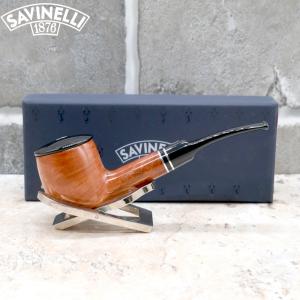 Savinelli Monsieur Smooth 121 KS 9 mm Filter Fishtail Pipe (SAV1676)