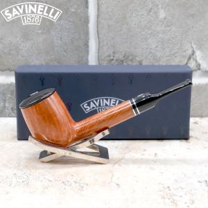 Savinelli Monsieur Smooth 703 KS 6 mm Filter Fishtail Pipe (SAV1678)
