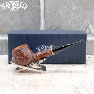 Savinelli Venere 345 Brown Blasted 9mm Filter Fishtail Pipe (SAV1681)