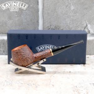 Savinelli Venere 345 Brown Blasted 9mm Filter Fishtail Pipe (SAV1682)