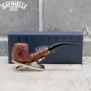 Savinelli Venere 636 KS Brown Blasted 9mm Filter Fishtail Pipe (SAV1687)