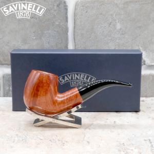 Savinelli Siena 616 KS Smooth Bent 9mm Filter Fishtail Pipe (SAV1694)