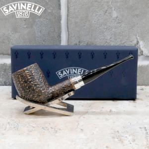 Savinelli Fuoco 111 KS Rustic 6mm Filter Fishtail Pipe (SAV1713)