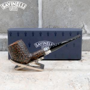 Savinelli Fuoco 111 KS Rustic 6mm Filter Fishtail Pipe (SAV1714)