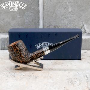 Savinelli Fuoco 111 KS Rustic 6mm Filter Fishtail Pipe (SAV1715)