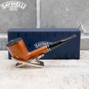 Savinelli Monsieur Smooth 412 KS 9 mm Filter Fishtail Pipe (SAV1717)