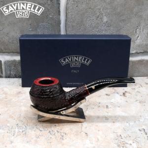 Savinelli Roma KS 673 Rustic 6mm Filter Fishtail Pipe (SAV1728)