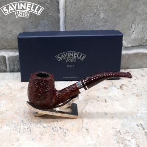 Savinelli Bacco 670 Rustic Dark Brown 6mm Fishtail Pipe (SAV1731)