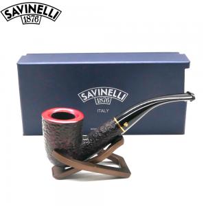 Savinelli Roma 611 Rustic KS 6mm Fishtail Pipe (SAV1862)