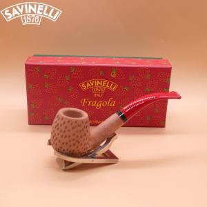 Savinelli Fragola 602 Rustic Natural 9mm Fishtail Pipe (SAV1915) (End of Line)