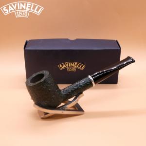 Savinelli Arcobaleno Green 111 Rustic Straight 6mm Pipe (SAV1948)