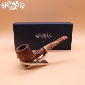 Savinelli Dolomiti 106 Rustic Light Brown 9mm Filter Fishtail Pipe (SAV1971)