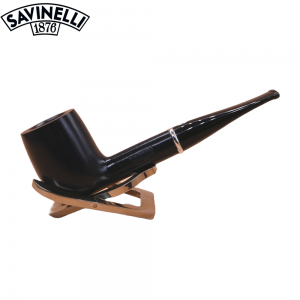 Savinelli Arcobaleno Blue 111 Smooth Straight 6mm Filter Fishtail Pipe (SAV2010)