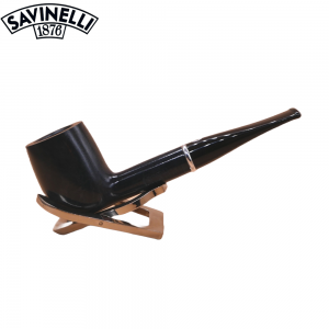 Savinelli Arcobaleno Blue 111 Smooth Straight 6mm Filter Fishtail Pipe (SAV2012)