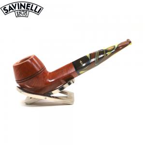 Savinelli Paloma 510 Smooth Brown 6mm Filter Fishtail Pipe (SAV2034)