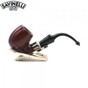 Savinelli Dry System 614 Smooth Dark Brown 6mm Filter Pipe (SAV2036)