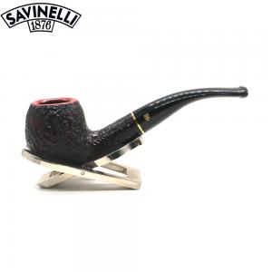 Savinelli Roma 626 Rustic Bent Apple 6mm Fishtail Pipe (SAV2038)