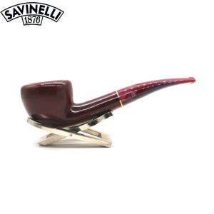 Savinelli Vigna 316 Smooth Bent 6mm Fishtail Pipe (SAV2039)
