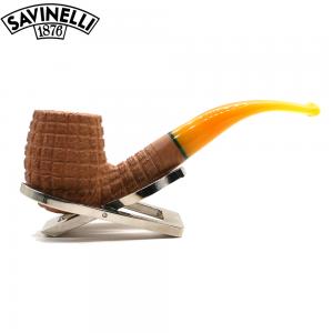 Savinelli Pannocchia 601 Rustic Bent 6mm Filter Fishtail Pipe (SAV2044)
