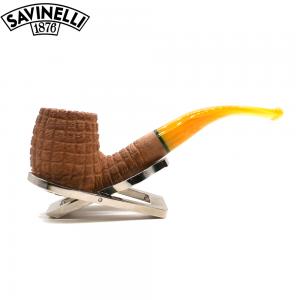 Savinelli Pannocchia 601 Rustic Bent 6mm Filter Fishtail Pipe (SAV2053)