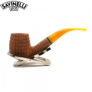 Savinelli Pannocchia 601 Rustic Bent 6mm Filter Fishtail Pipe (SAV2055)