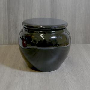 Savinelli Aurora Ceramic Tobacco Jar - Black (End of Line)
