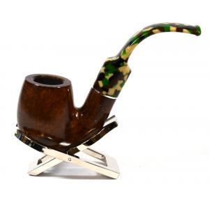 Savinelli Camouflage Smooth 614 Dark Brown 6mm Fishtail Pipe (SAV712)