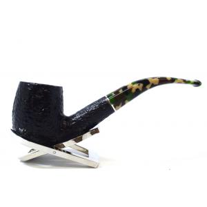 Savinelli Camouflage Rustic 606 Black 6mm Fishtail Pipe (SAV833)