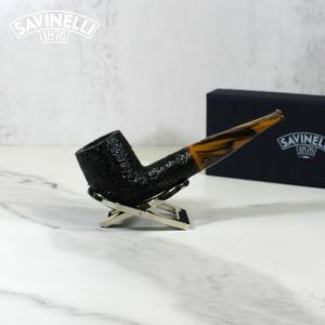 Savinelli Tigre Rustic 101 Straight 9mm Fishtail Pipe (SAV964)