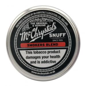 McChrystals Smokers Blend (Formerly SNUFF) Snuff - Small Tin - 4.5g