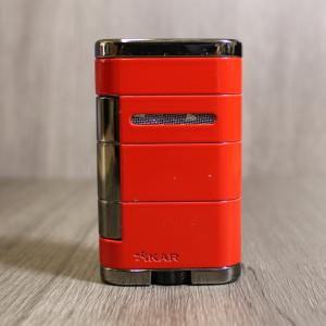SLIGHT SECONDS - Xikar Allume Twin Double Jet Lighter - Red (End of Line)