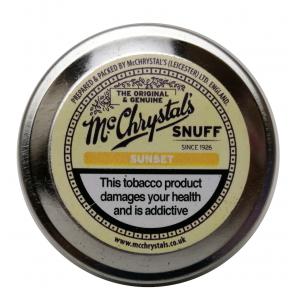 McChrystals Sunset (Formerly Apricot) Snuff - Large Tin - 8.75g