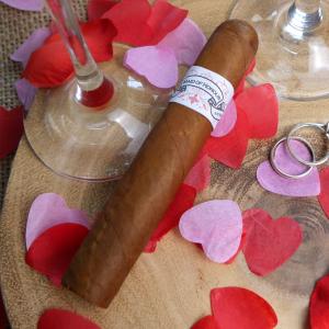 Wedding Cigar Band - MAID OF HONOUR - Red Fleur-de-Lis Design