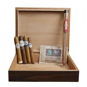 Smoke and Store Compendium Sampler - 4 Cigars and Humidor and Accessories