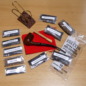 Smokes Of The Past Delfin Brog Pipe Tobacco Sampler - Pipe & 10 x 5g